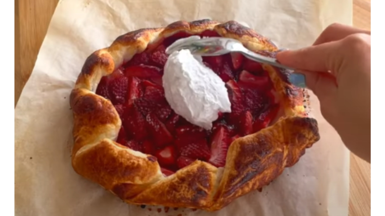 Strawberry Puff Pastry Tart | CSR Sugar