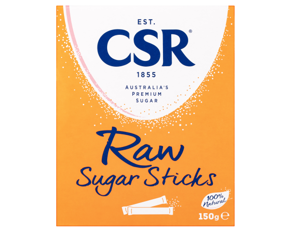 CSR Sugar Raw Sticks 150 g CSR Sugar Raw Sticks 150 g