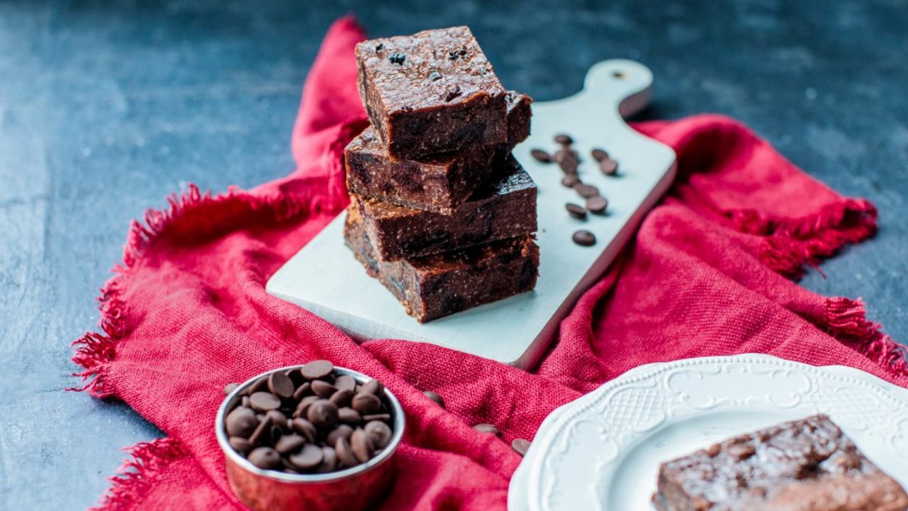 Coconut Cherry Brownie