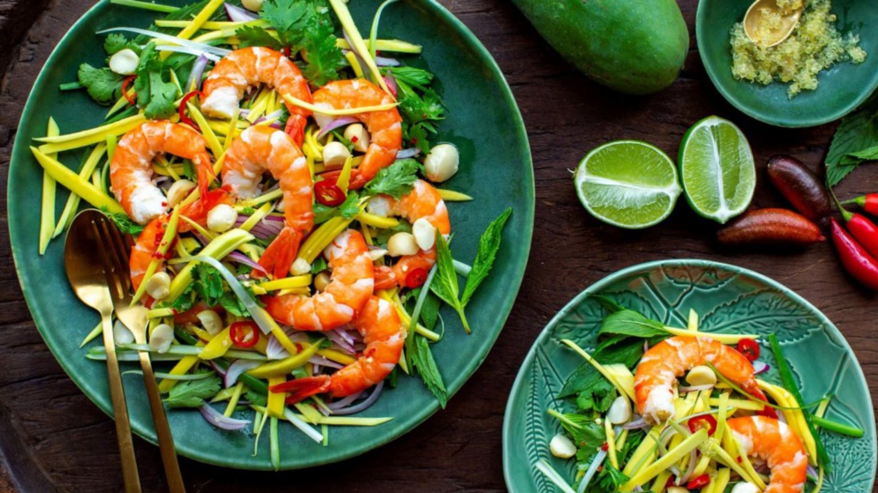 Green Mango Prawn Salad