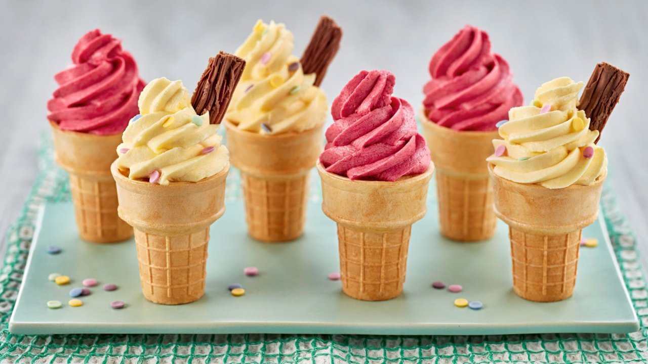 Ice-Cream Cone Cupcakes