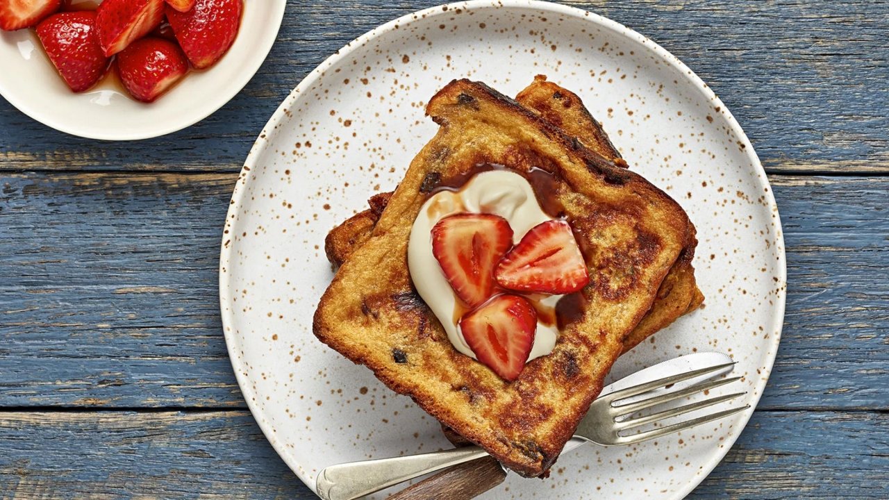 french fruit toast