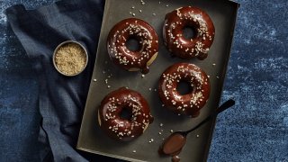 Baked Coffee Donuts