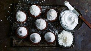 Donna Hay Chocolate Bunny Tail Cupcakes