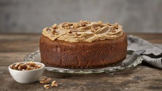 Ginger Cake with Espresso Buttercream Icing