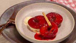 Grilled Cinnamon Plums