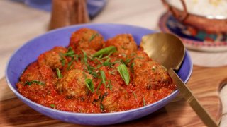 Moroccan Lamb Meatballs in Rich Tomato Sauce