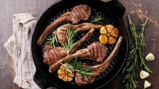 Rosemary Red Wine Lamb Cutlets