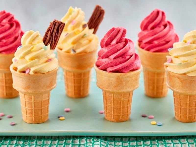 cupcake ice cream cones